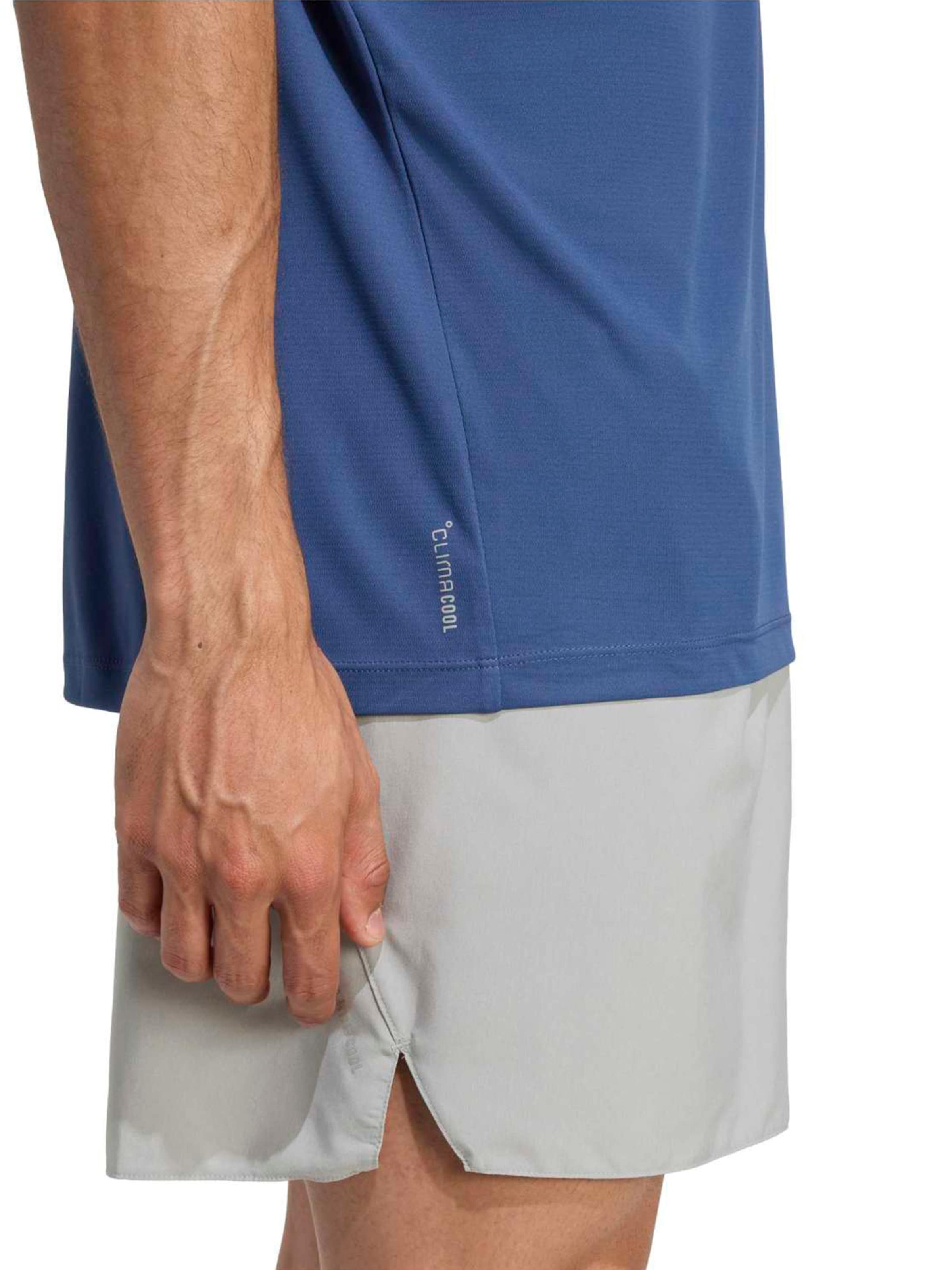 zils ADIDAS PERFORMANCE Sporta krekls 'Ess'