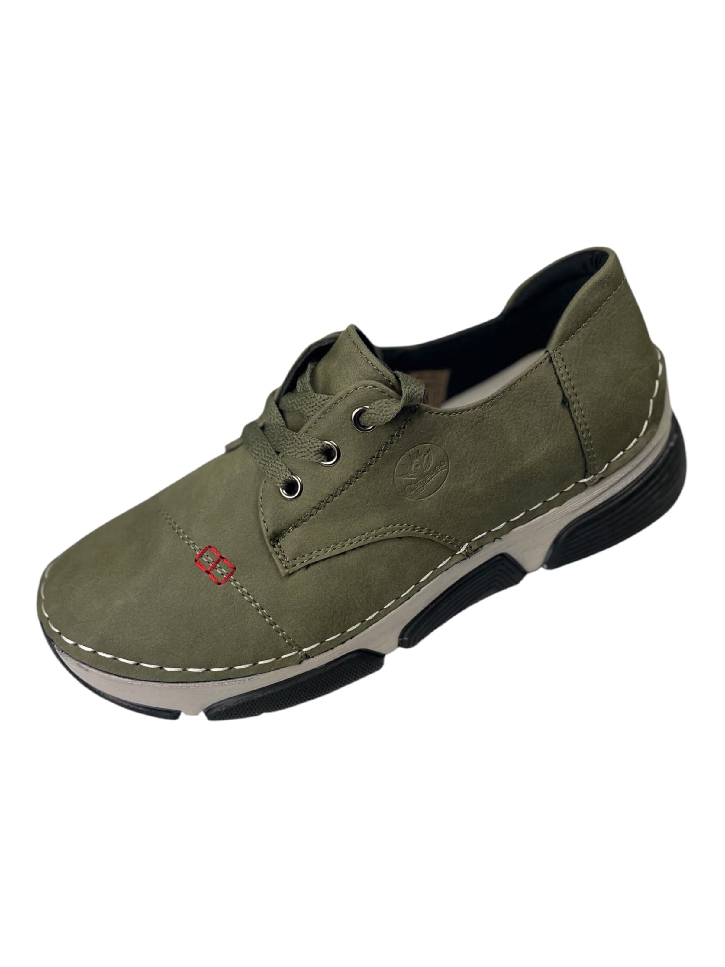 Chaussure à lacets Kumixi en vert : devant