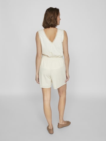 VILA Loosefit Broek in Beige