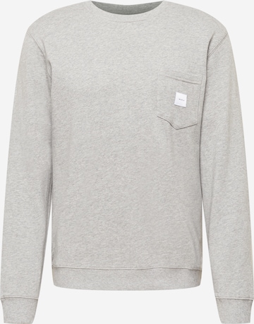 Sweat-shirt MAKIA en gris : devant