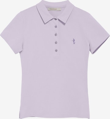 Polo Club Poloshirt in Lila: Vorderseite
