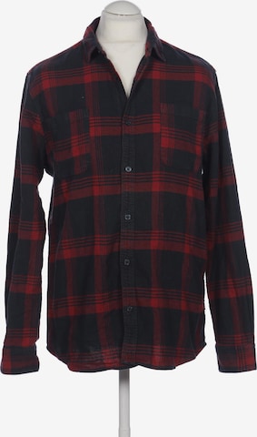 Only & Sons Button Up Shirt in XL in Red: front