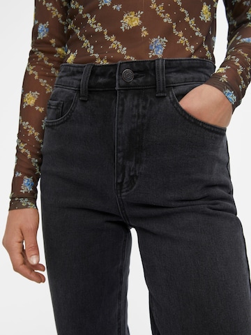 OBJECT Regular Jeans 'Sava' in Zwart