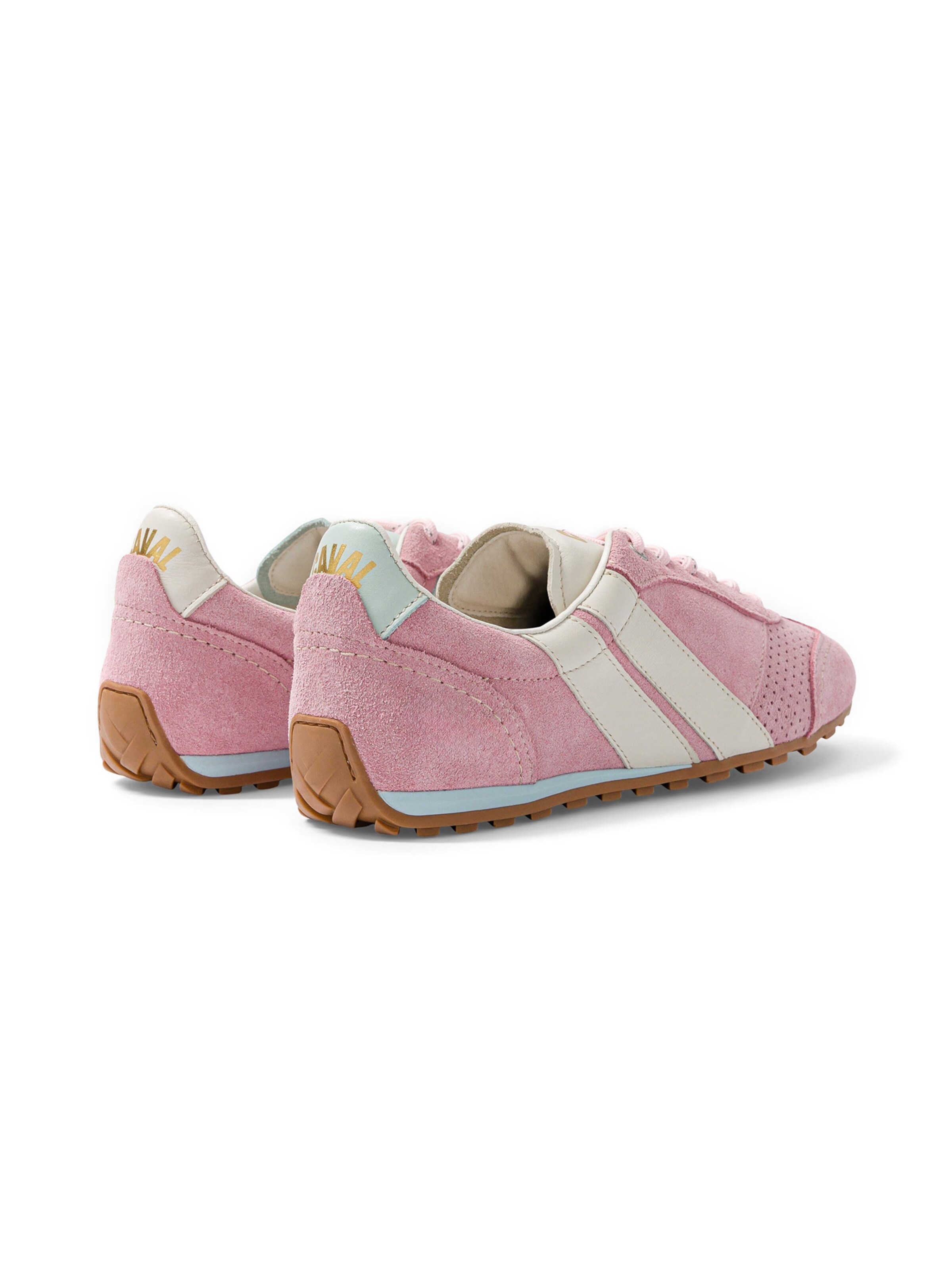 Caval - Sapatilhas slip-on ' BALLET ' em rosa: atrás