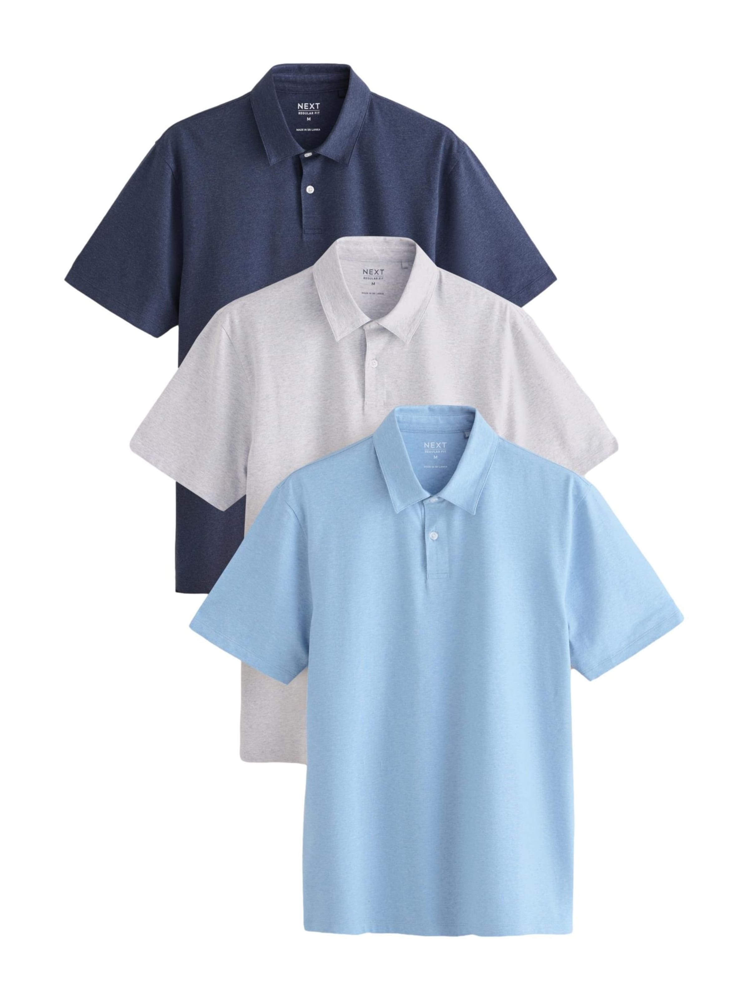 T-Shirt Next en bleu : devant