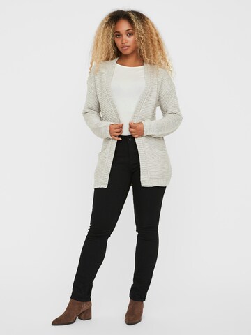 VERO MODA Knit Cardigan in Grey