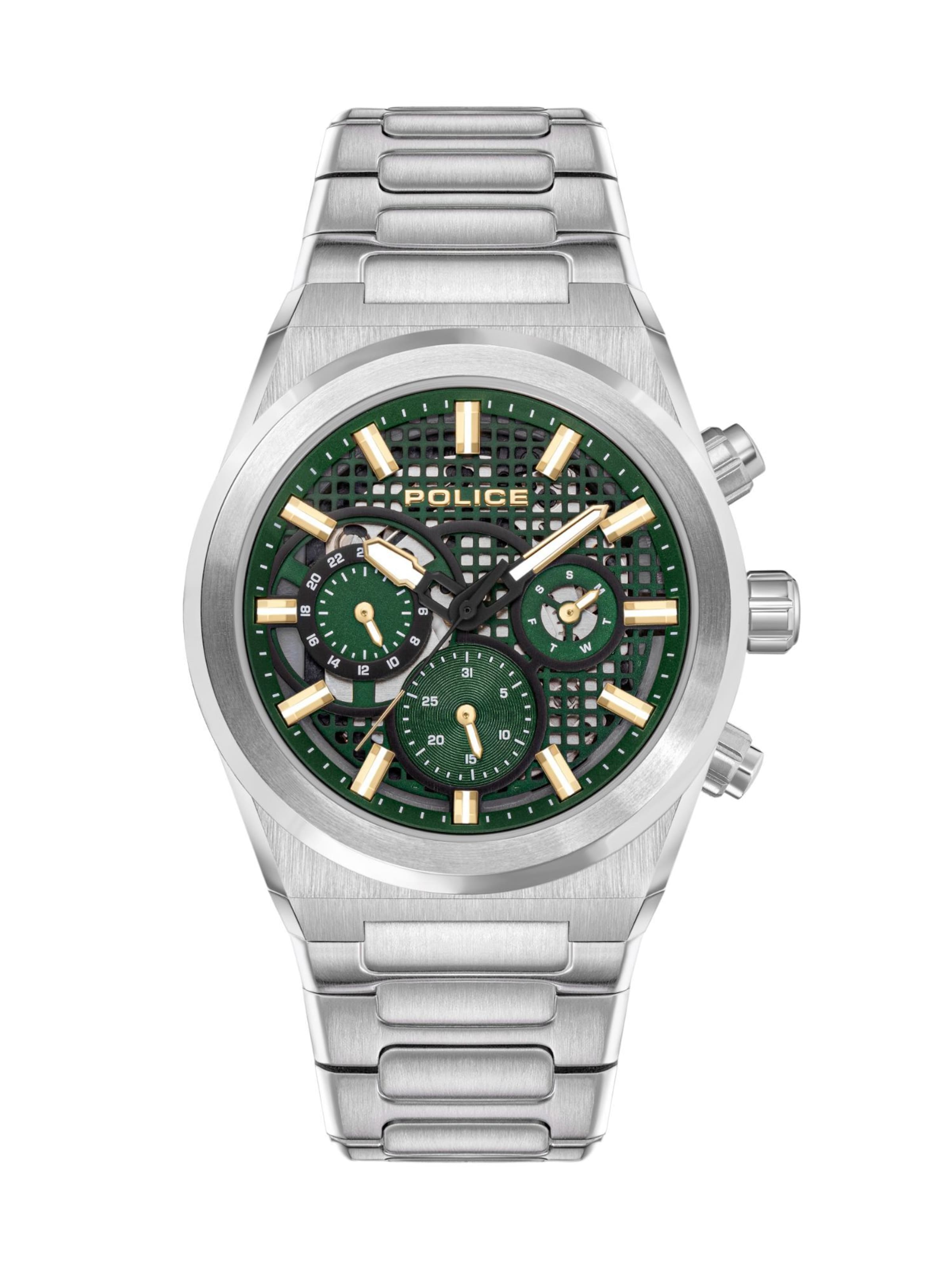 POLICE Analoguhr 'Eclipse' in Silber: Vorderseite