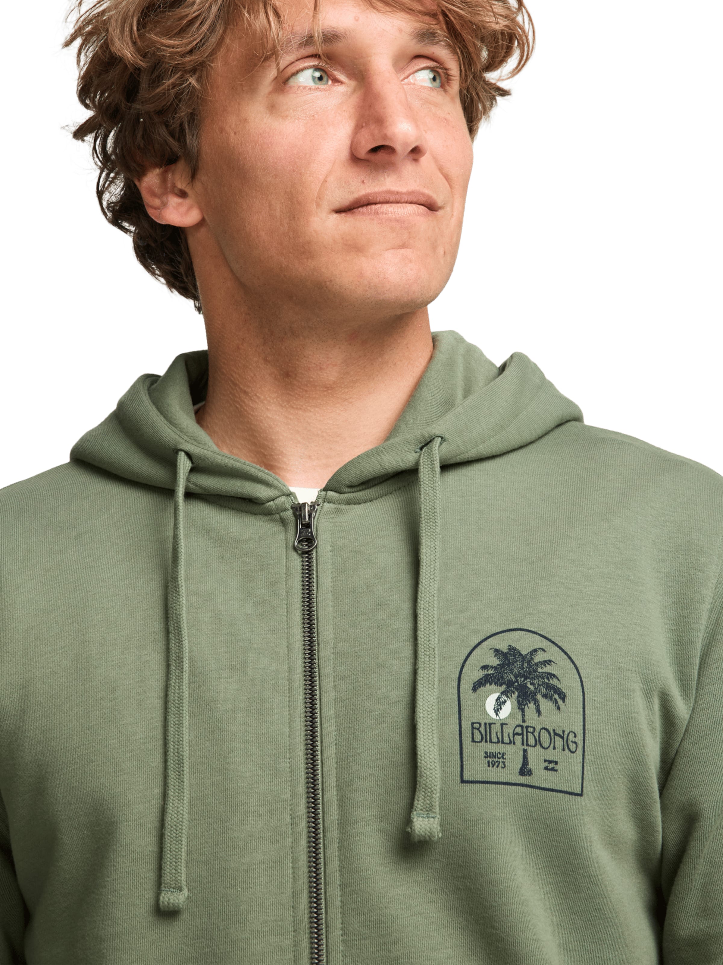 BILLABONG Sweatjacke in Grün