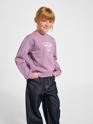 Hummel Sportief sweatshirt in Lila: voorkant