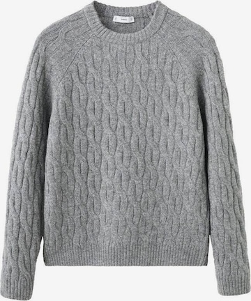 MANGO MAN Tröja 'Maria' i grå: framsida