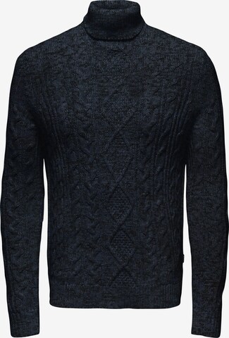 Pull-over 'BRYAN' Only & Sons en bleu : devant