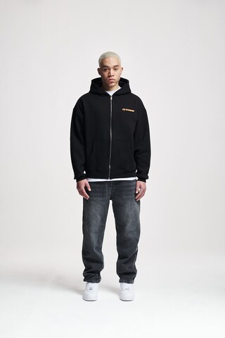 2Y Studios Zip-Up Hoodie 'Last For Life' in Black