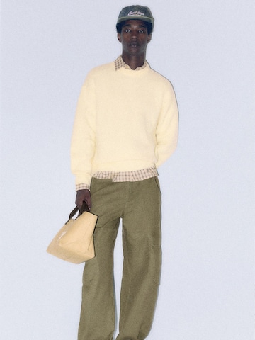 Pull&Bear Vat Cargobroek in Groen