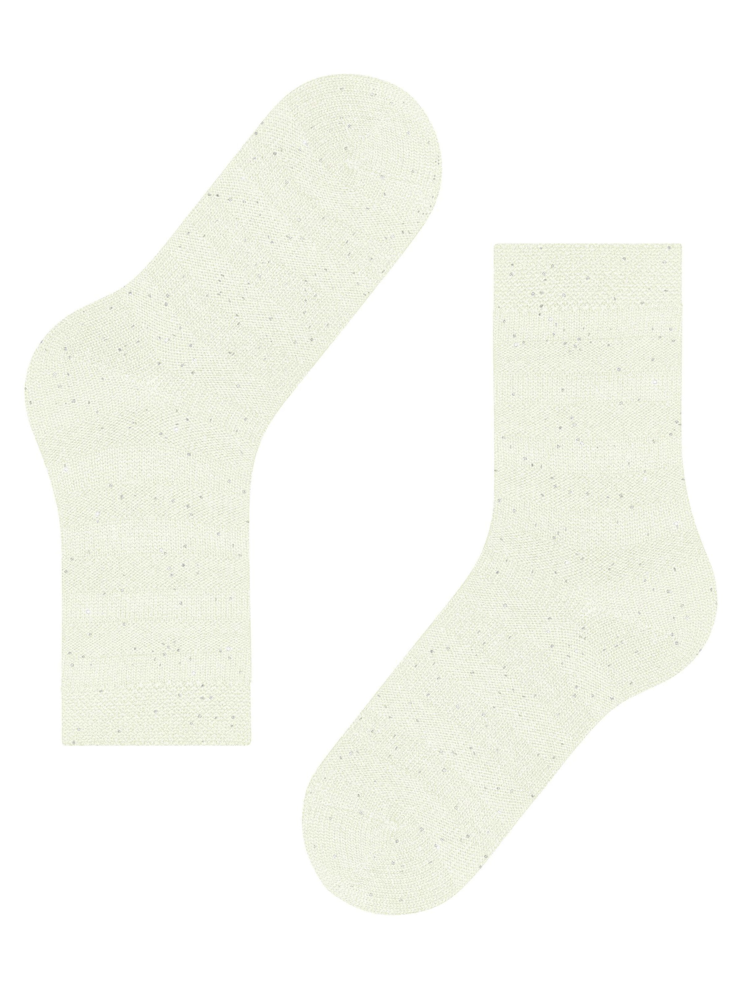 FALKE Socks 'Sparkle Stripes' in White