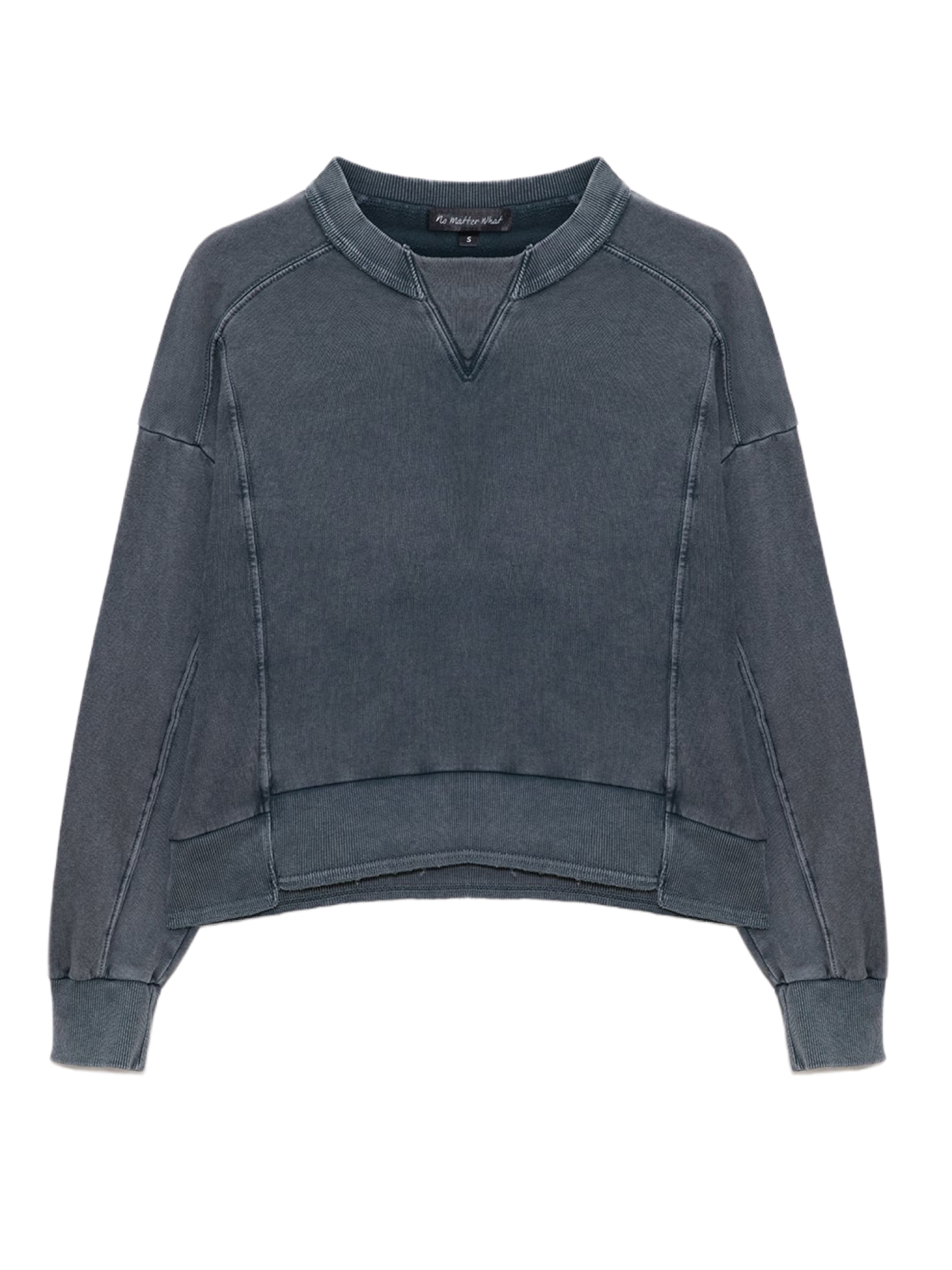 No Matter What Sweatshirt in Grey: front