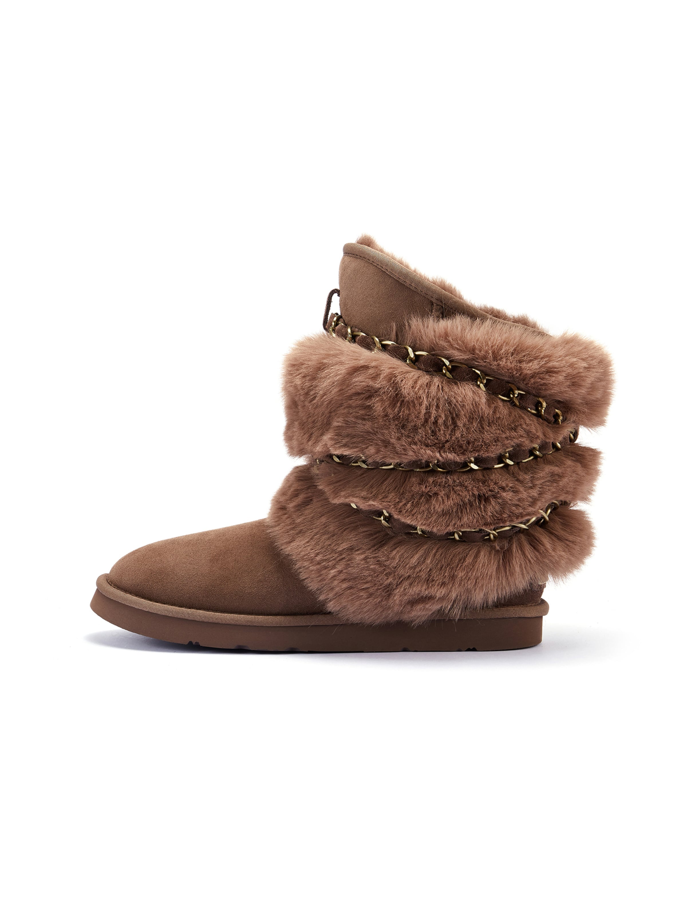Bottines 'ATILLA' Australia Luxe Collective en marron : devant