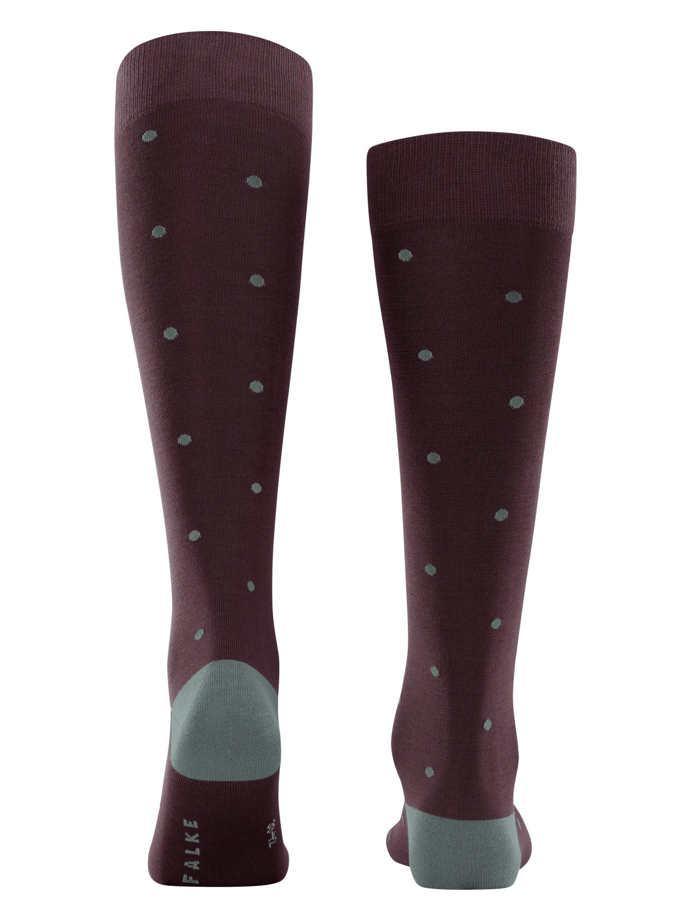 FALKE Knee High Socks 'Dot' in Red