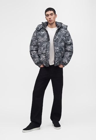 KARL LAGERFELD JEANS Зимно яке в сиво