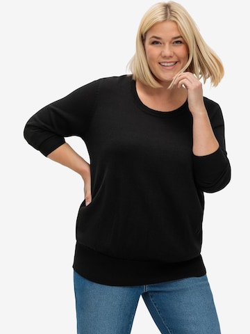 SHEEGO Pullover in Schwarz