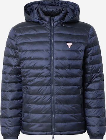 Veste mi-saison GUESS JEANS en bleu : devant