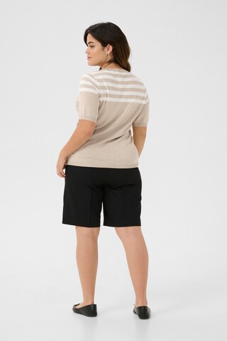 KAFFE CURVE Pullover 'Lizzy' i beige