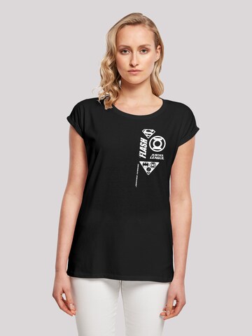 F4NT4STIC Shirt 'DC Comics Justice League' in Zwart: voorkant