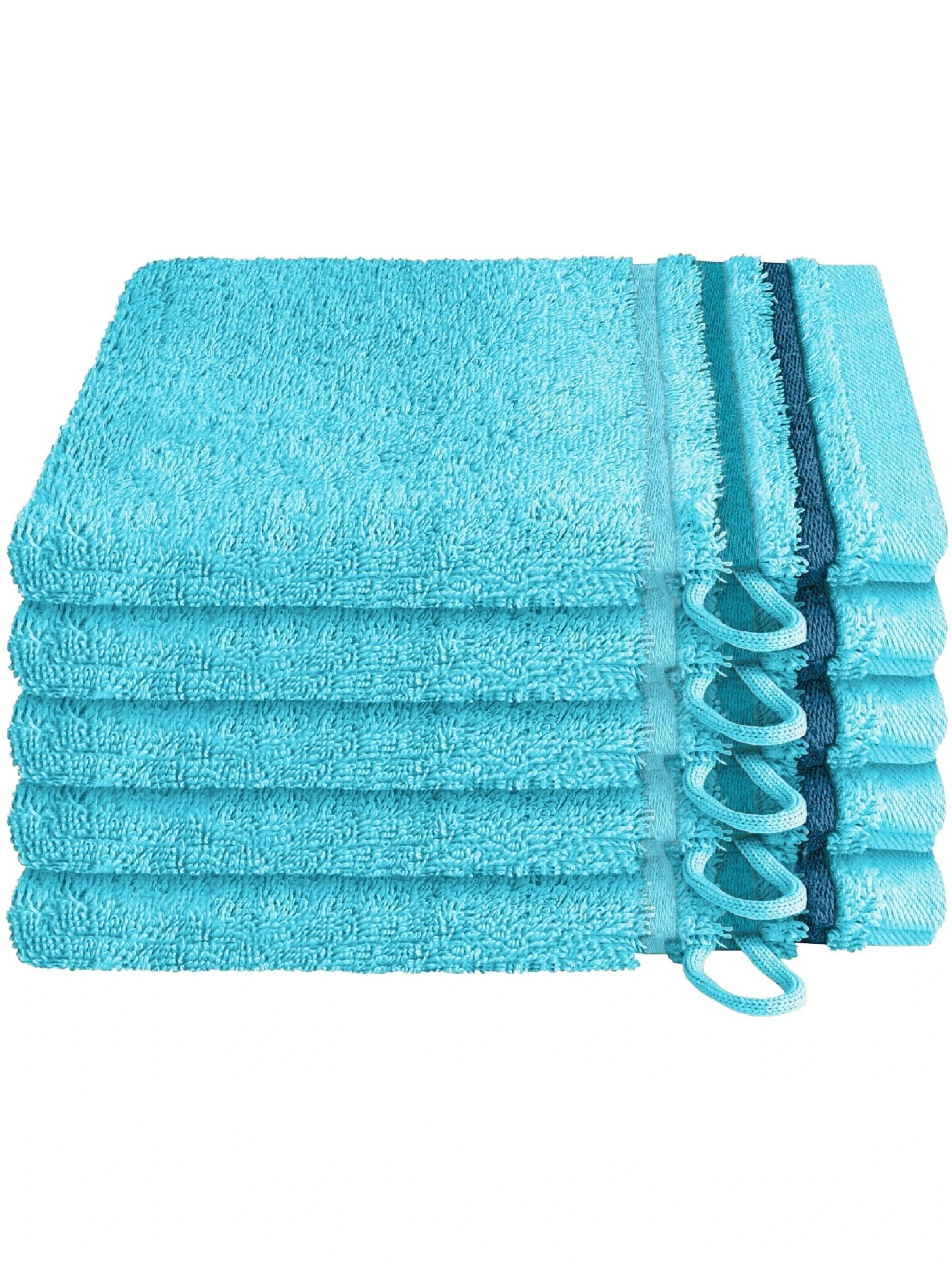 SCHIESSER Handtuch 'Skyline Color' in Blau: Vorderseite