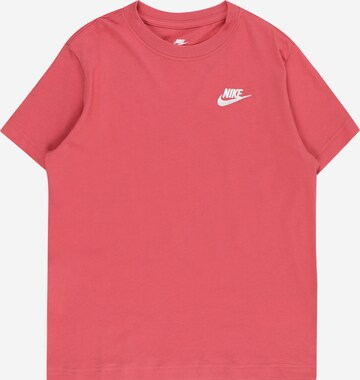 Nike Sportswear Shirt in Rood: voorkant