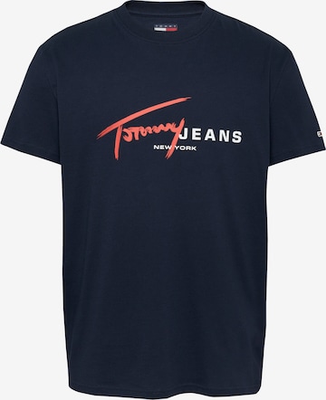 Tommy Jeans Shirt in Blue: front