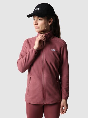 THE NORTH FACE Athletic fleece jacket 'GLACIER' in Purple: front