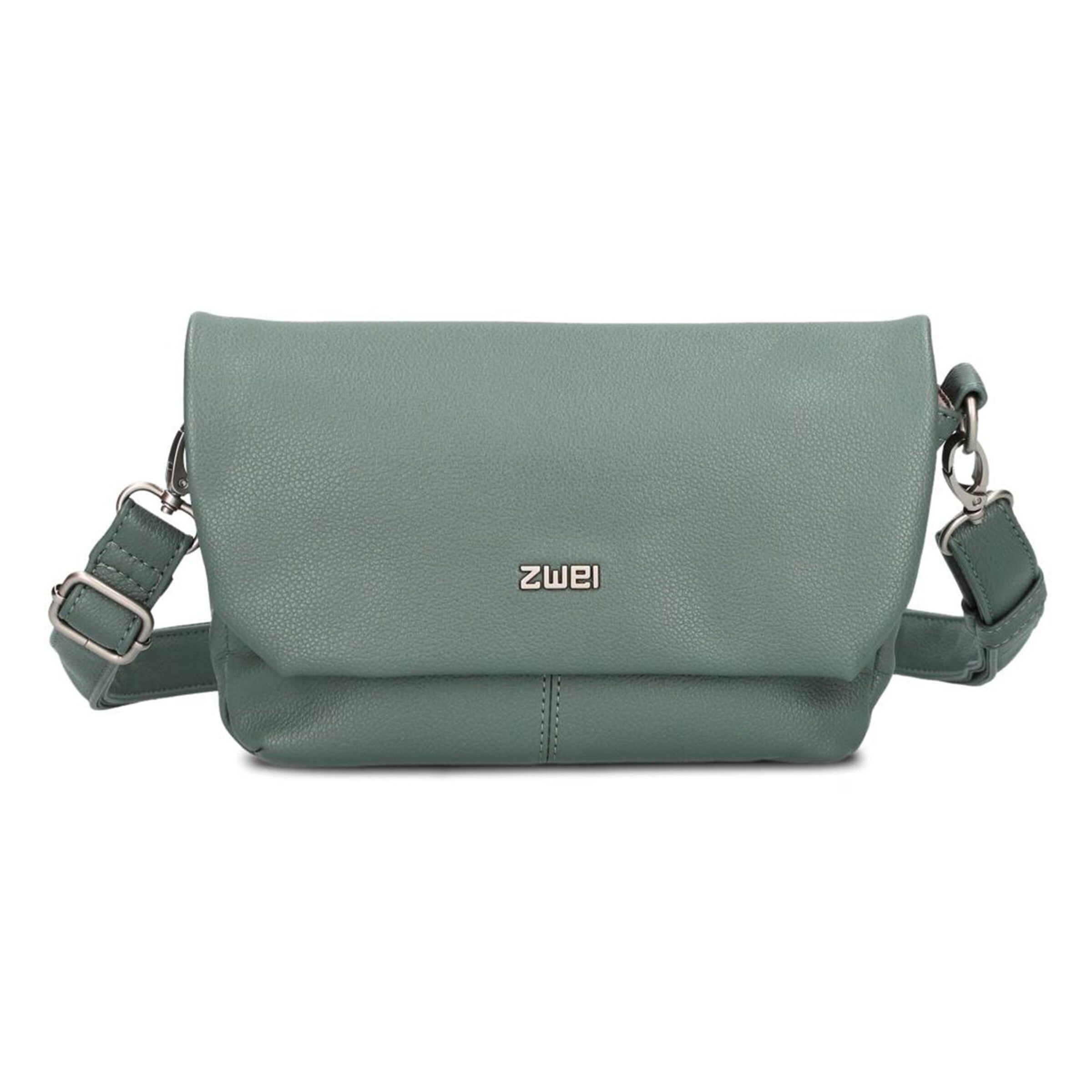 ZWEI Crossbody Bag in Green: front