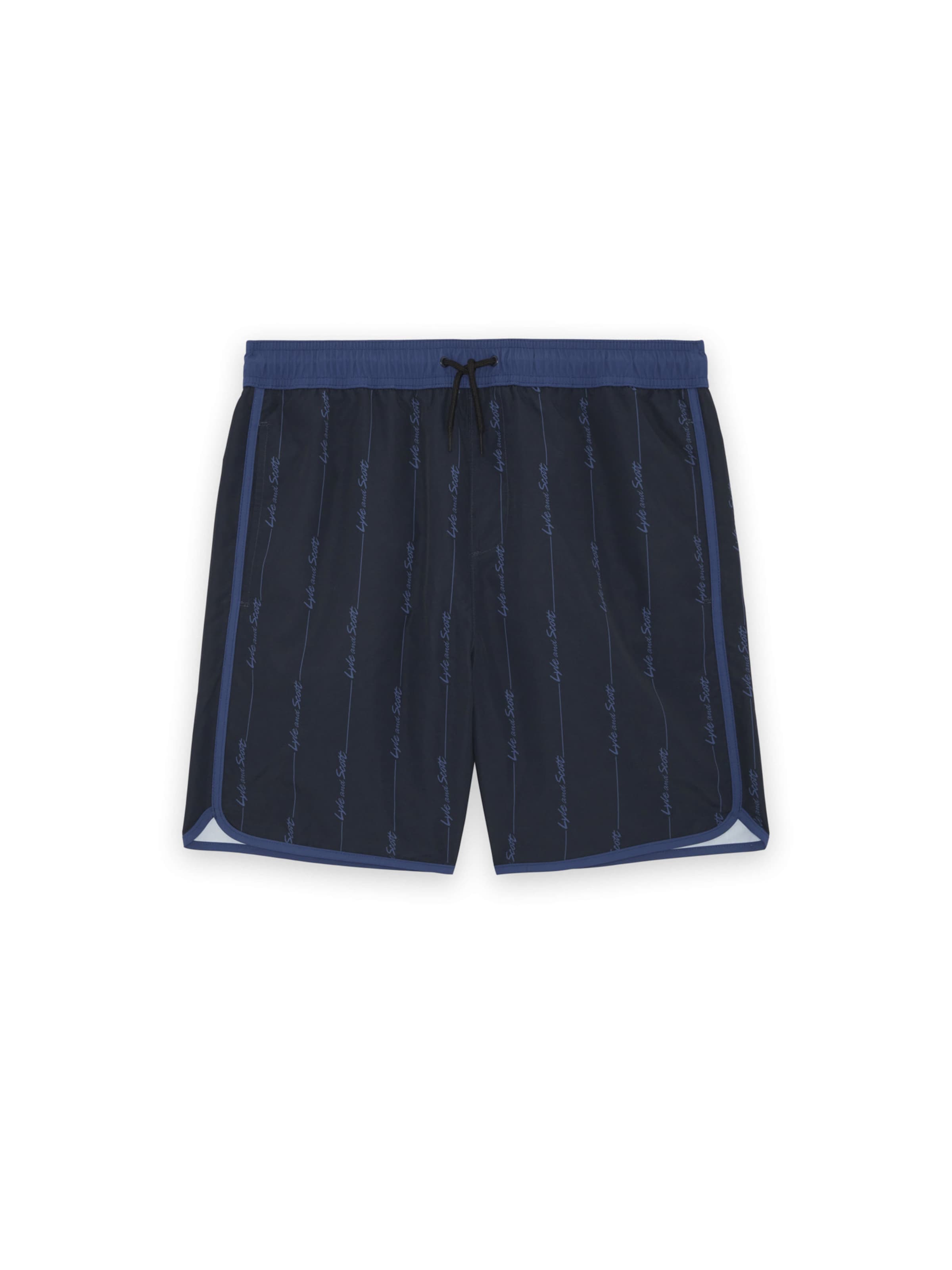 Lyle & Scott Zwemshorts in Blauw: voorkant