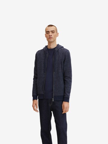 TOM TAILOR Sweatjacke in Blau