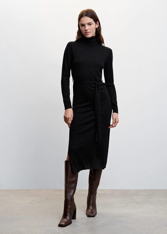 MANGO Knitted dress 'vieira' in Black
