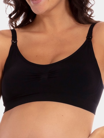 MAGIC Bodyfashion Regular Nursing bra in Black: front