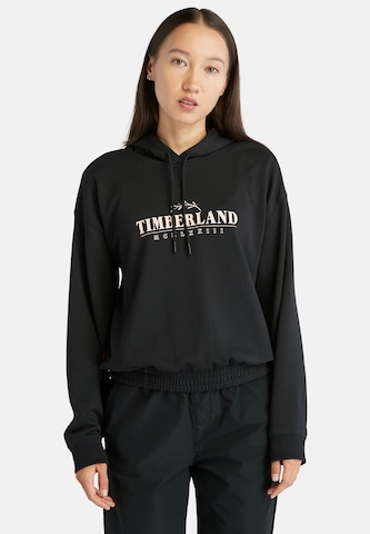 TIMBERLAND Sweatshirt in Zwart: voorkant