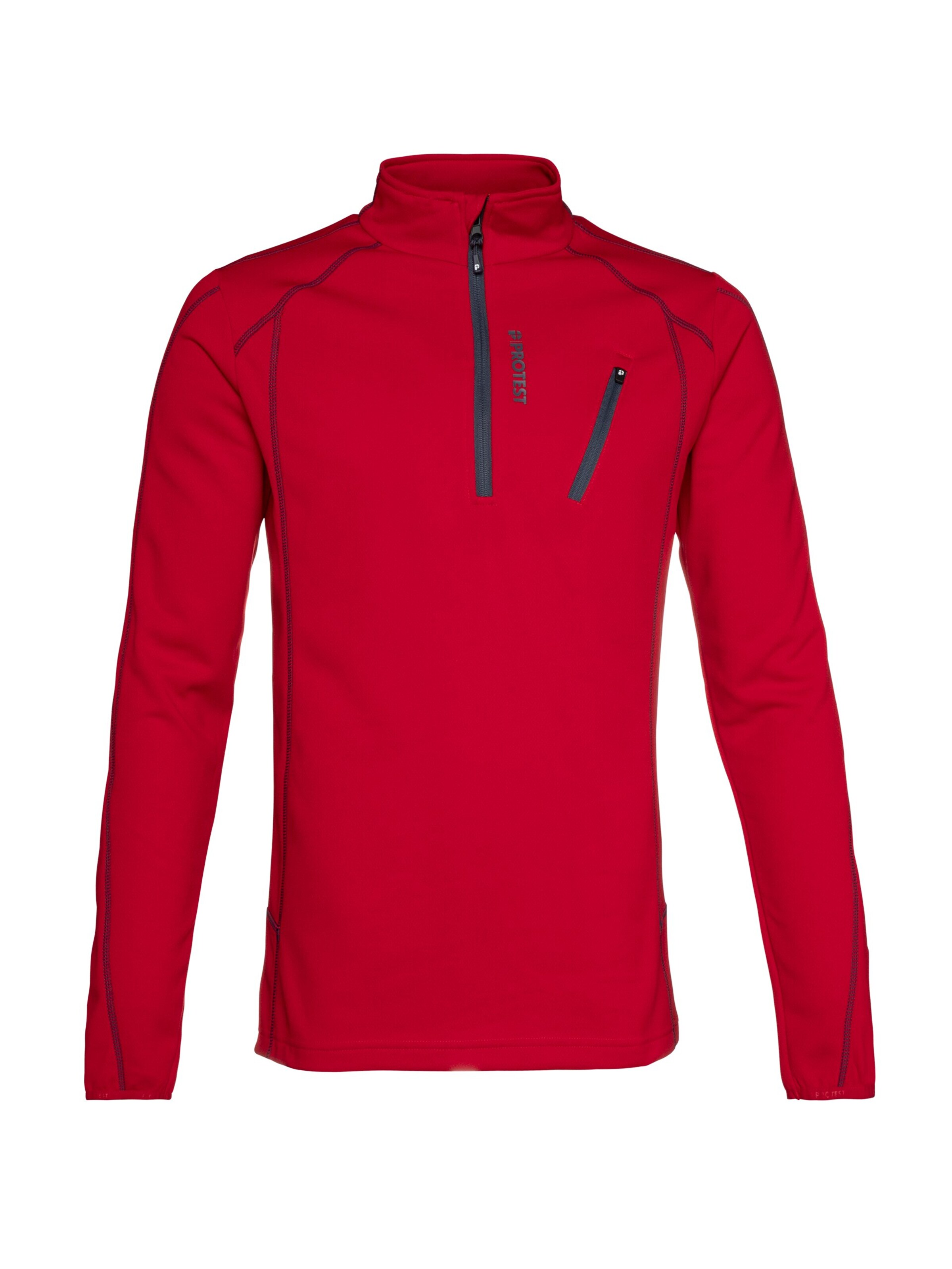 PROTEST Athletic Sweatshirt 'HUMANS' in Red: front