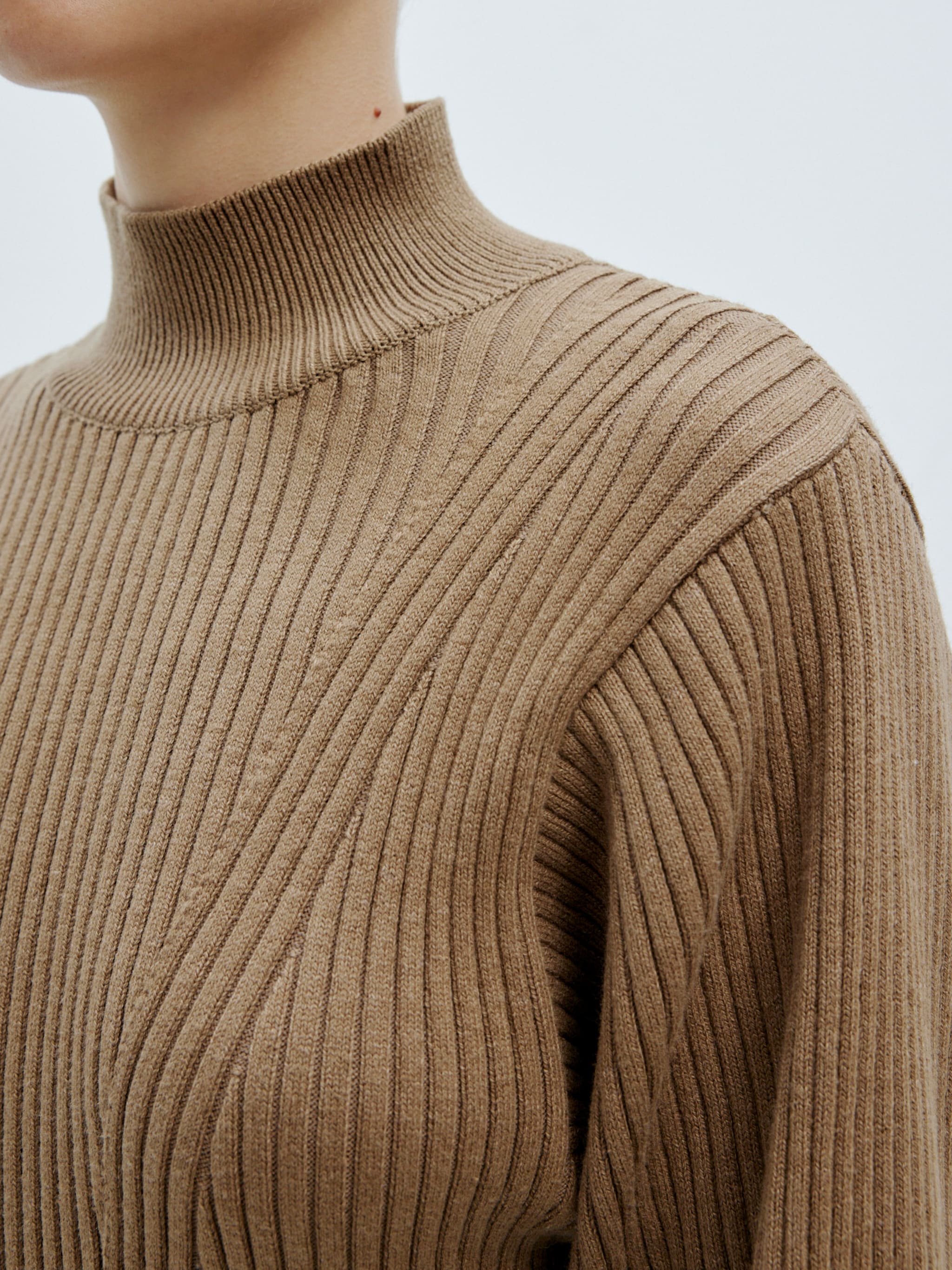 EDITED Produits Robes en maille 'Anaya' marron