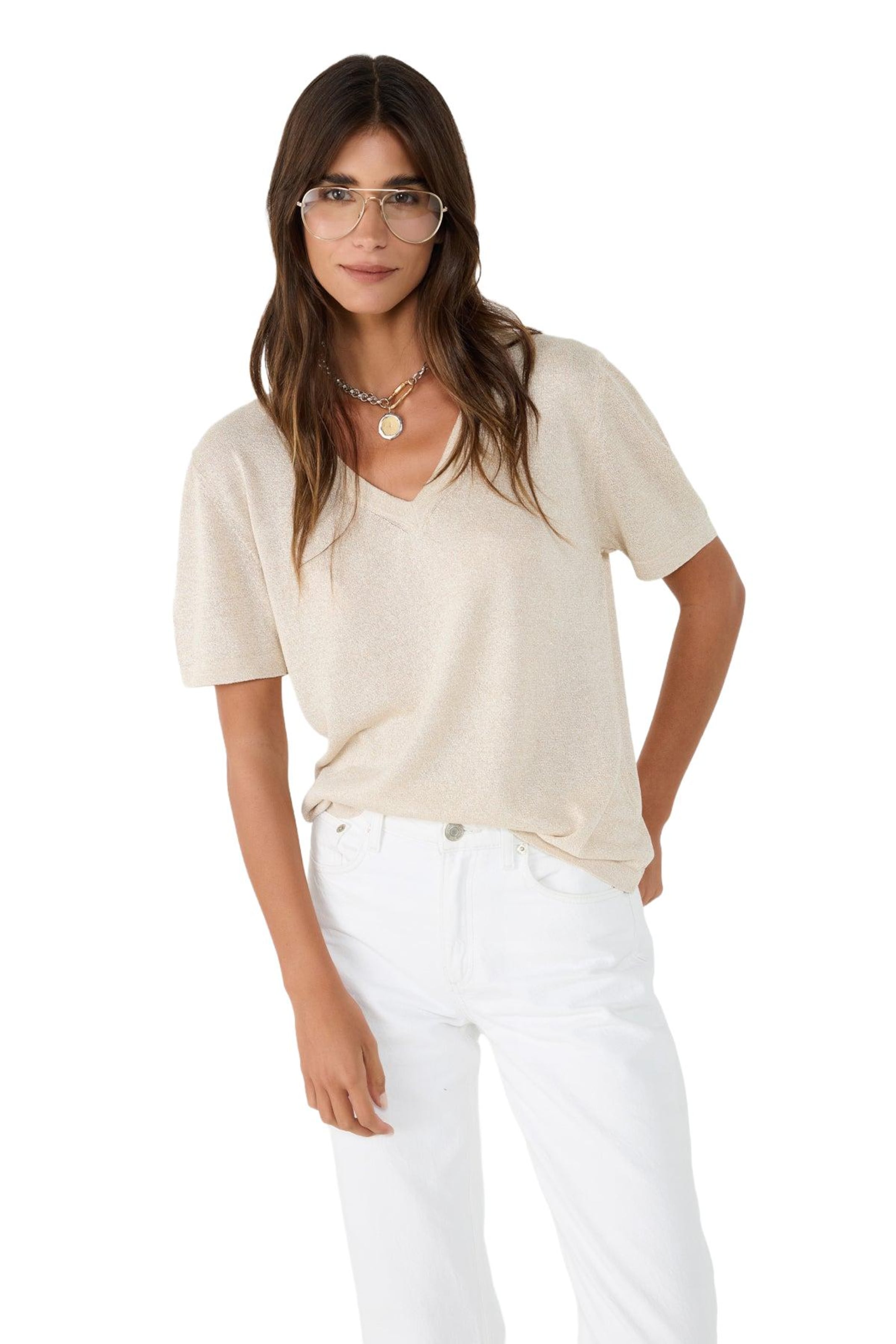 No Matter What Trui in Goud: voorkant