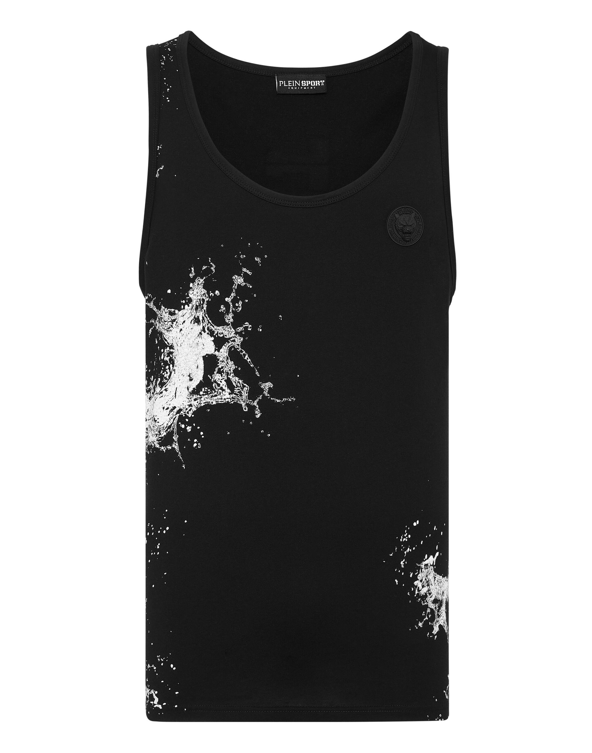 Maglietta 'Splash Extreme' di Plein Sport in nero: frontale