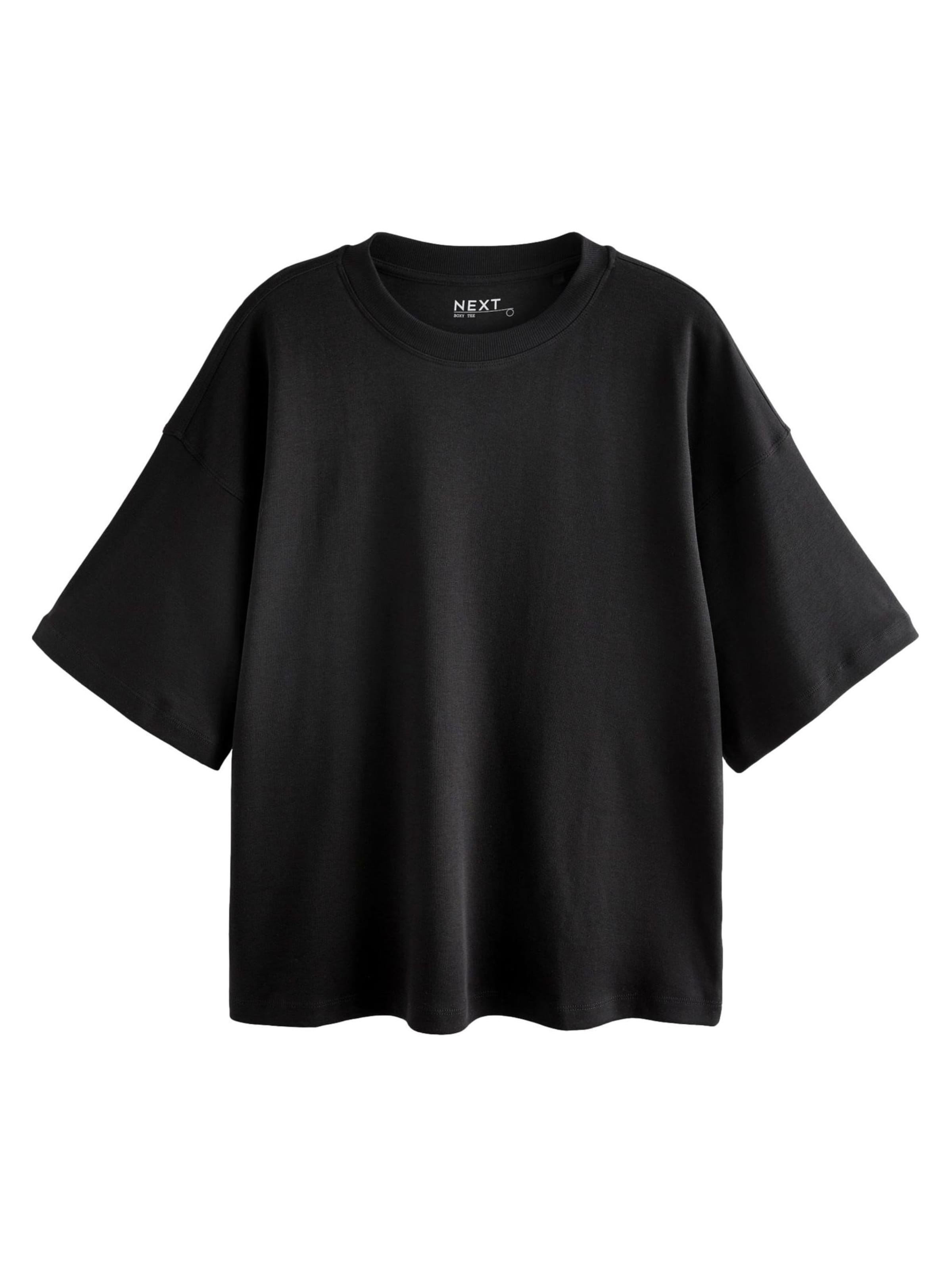 Next Shirt in Black: front