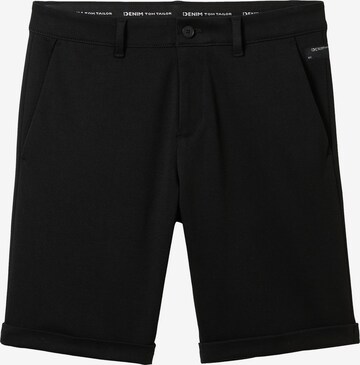 TOM TAILOR DENIM Shorts in Schwarz: predná strana