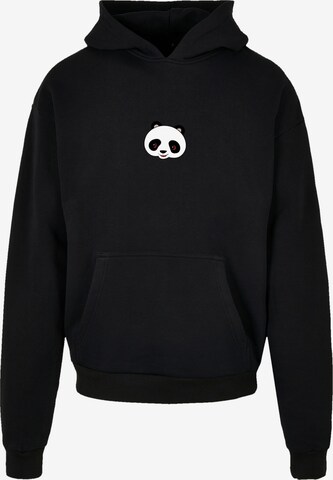 F4NT4STIC Sweatshirt 'Tao Tao Heroes of Childhood' in Zwart: voorkant