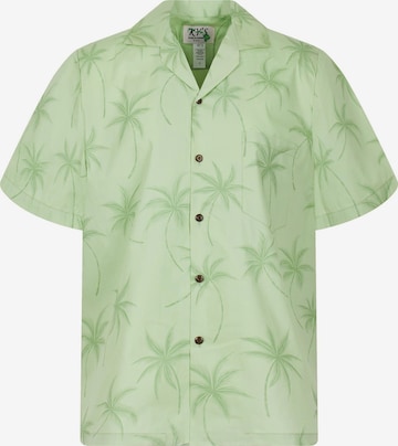 KY's Hemd 'Palmshadow' in Grün: Vorderseite