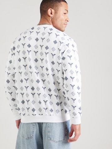 Carlo Colucci Sweatshirt 'Faistnauer' i vit