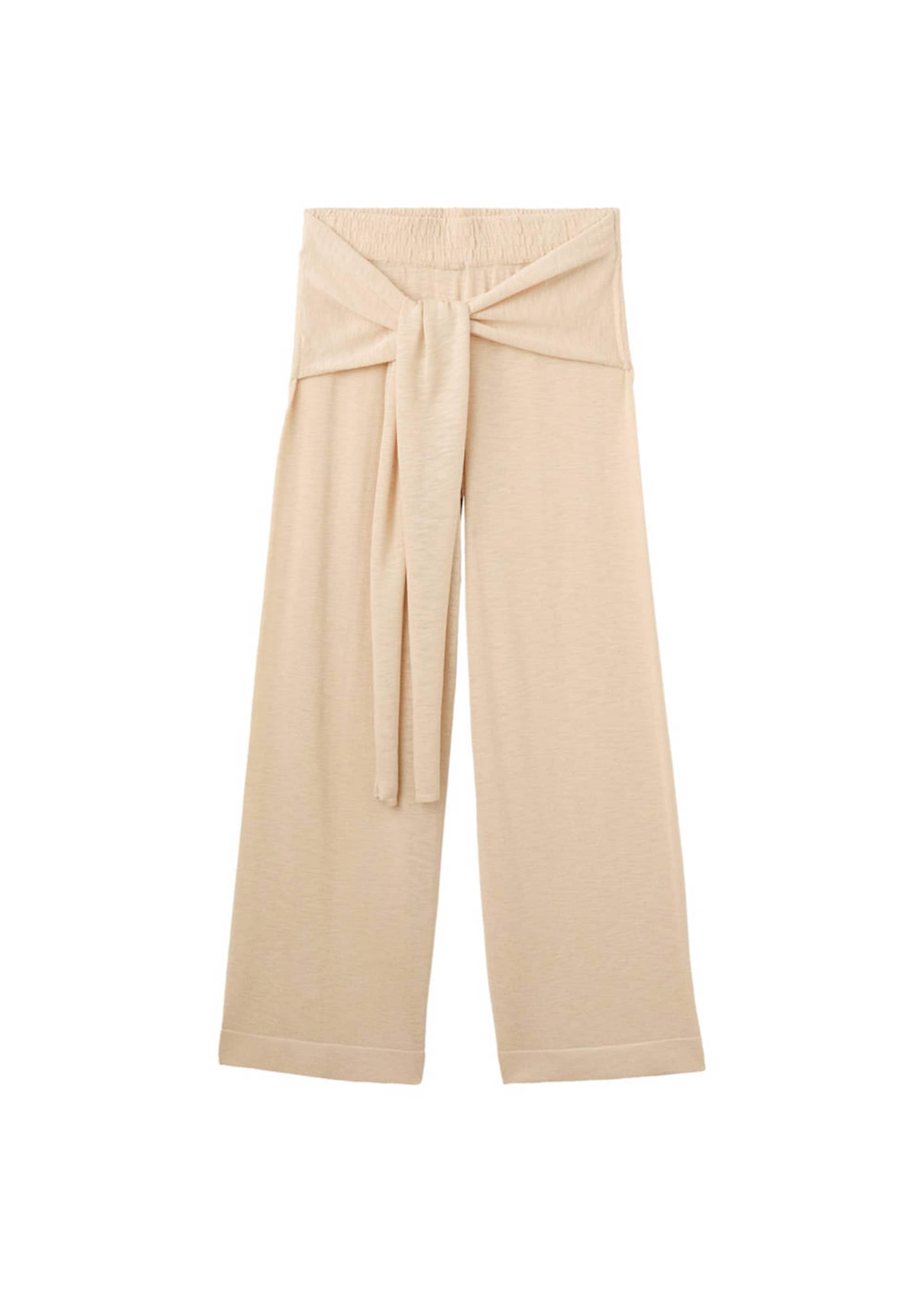 MANGO Regular Hose 'Ventura' in Beige: Vorderseite