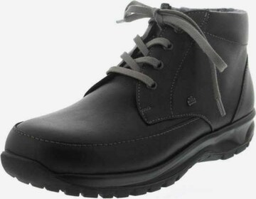 Finn Comfort Lace-Up Boots in Black: front