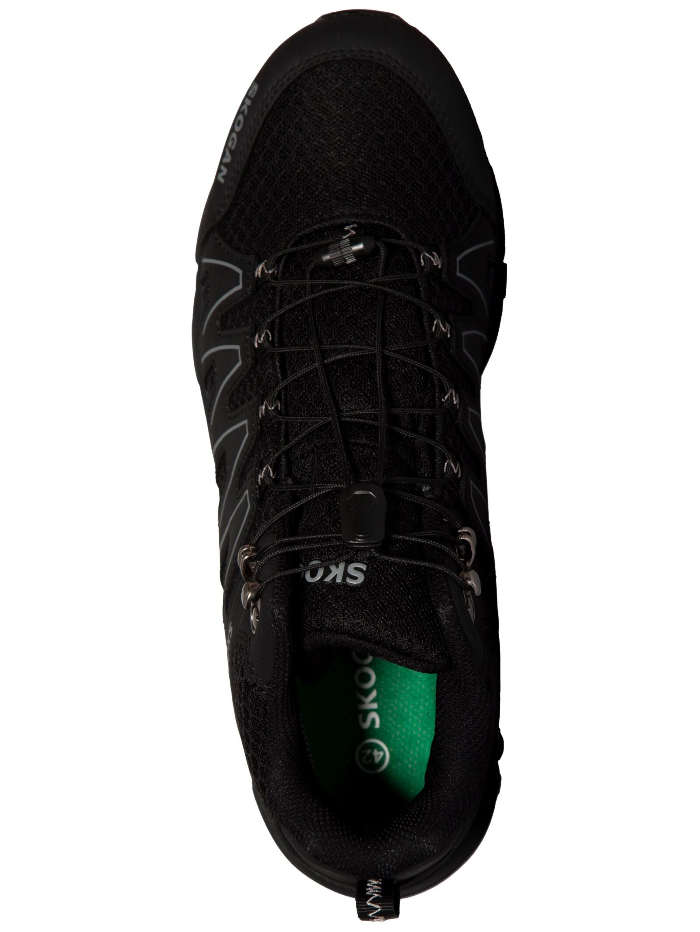 Sneaker bassa di SKOGAN in nero: superiore