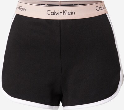 Calvin Klein Underwear Pyjamasbyxa i gammalrosa / svart / vit, Produktvy