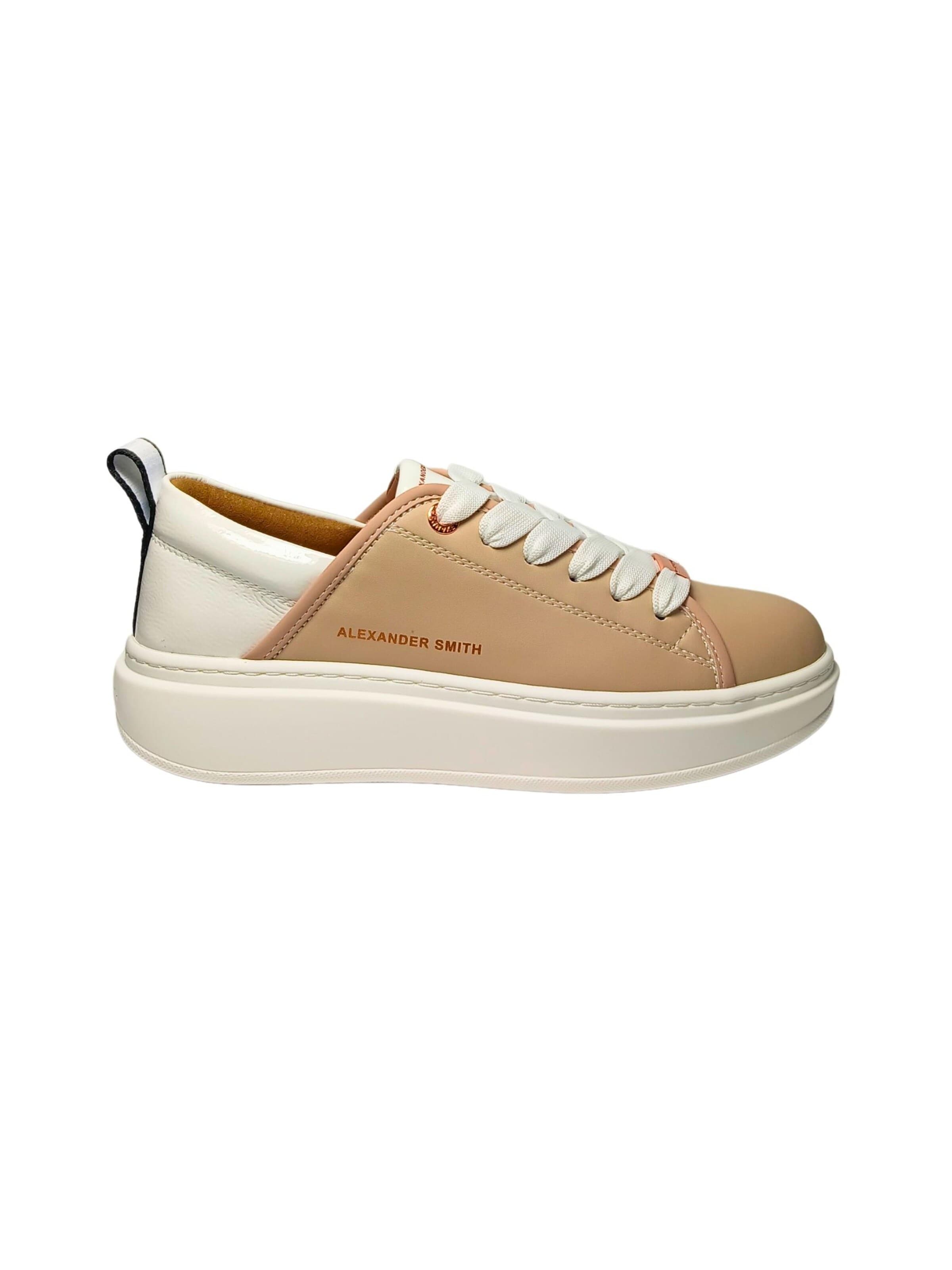 Alexander Smith Sneakers in Beige: front